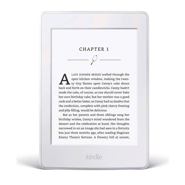 Čtečka e-knih Amazon KINDLE PAPERWHITE 3 2015 s reklamou bílá

