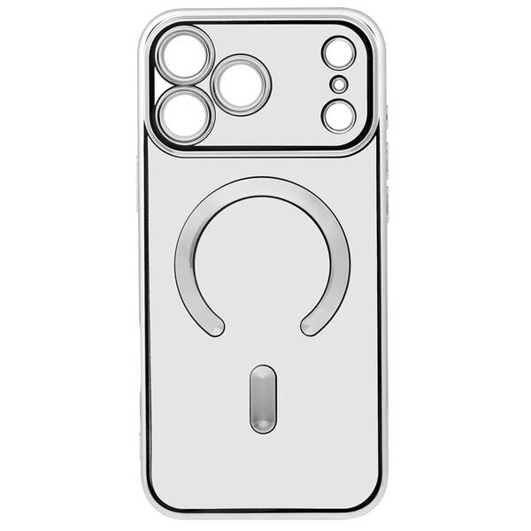 Kryt na mobil WG Magic Eye Magnet na Apple iPhone 17 Pro Max/18 Pro Max stříbrný

