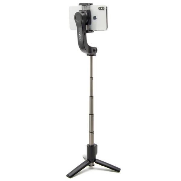 Selfie tyč FIXED Snap Action, tripod se stabilizátorem a dálkovou spouští černá

