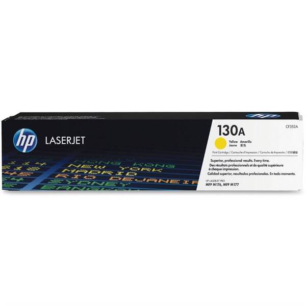 Toner HP 130A, 1 000 stran žlutý

