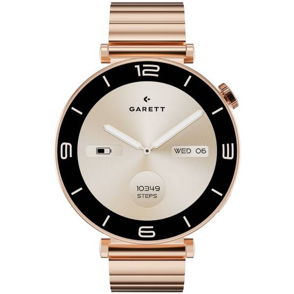 Chytré hodinky Garett Rose Solid steel rose gold

