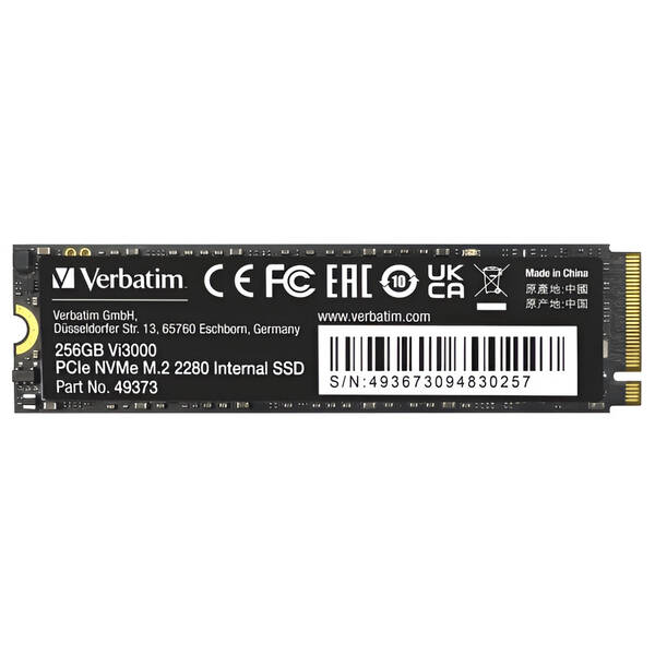 SSD Verbatim Vi3000 M.2 256GB 

