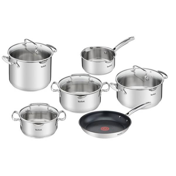 Sada hrnců Tefal G718AS74 nerez

