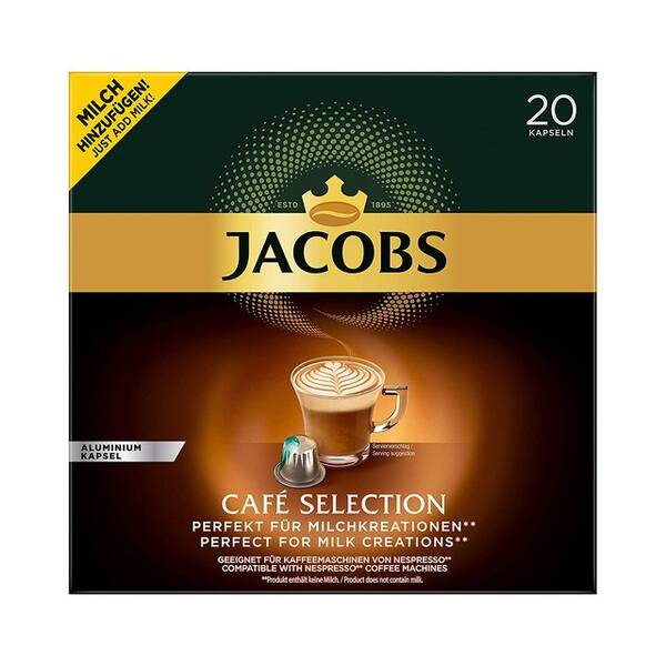 Kapsle pro espressa Jacobs Cafe Selection, 20 ks 

