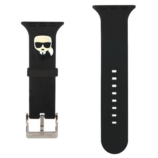Řemínek Karl Lagerfeld Karl Head na Apple Watch 38/40/41mm černý

