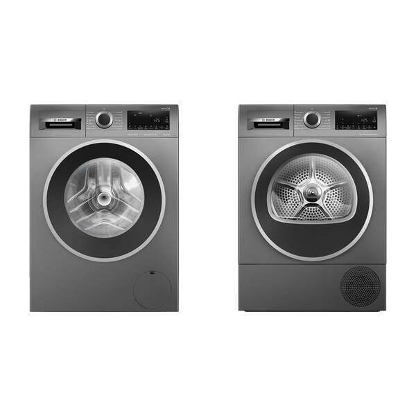 Set výrobků Bosch WGG244ZREU + WQG245DREU šedý

