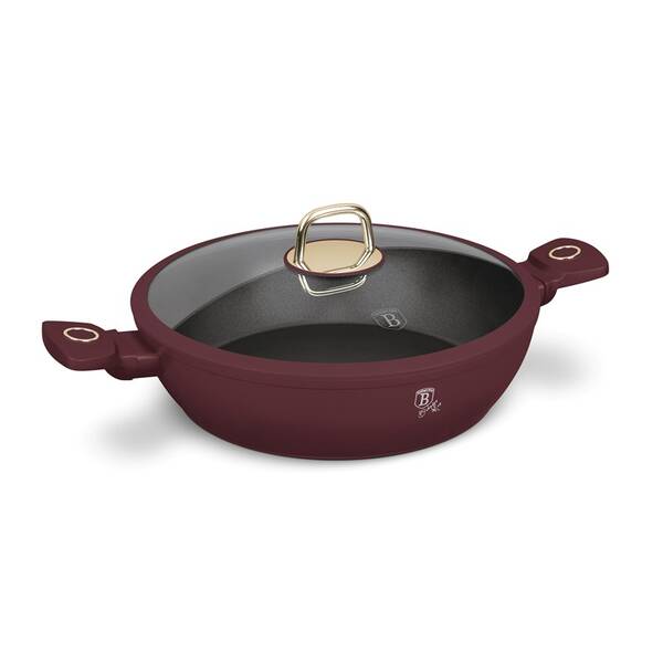 Kastrol s poklicí Berlinger Haus BH-8039, 30 cm bordó

