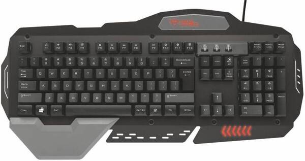 Klávesnice Trust GXT 850 Metal Gaming černý

