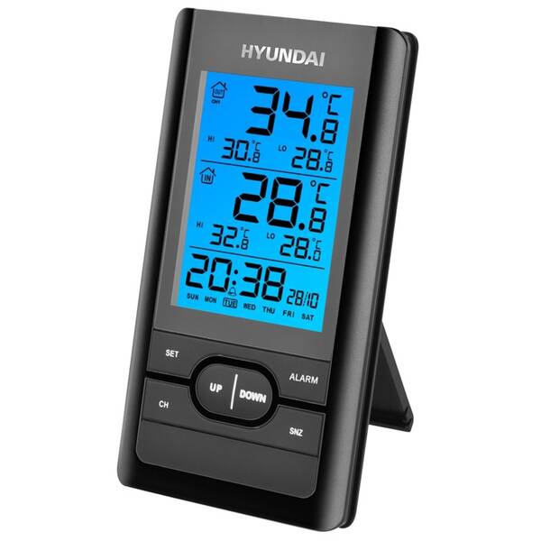 Meteorologická stanice Hyundai WS 1070 černá

