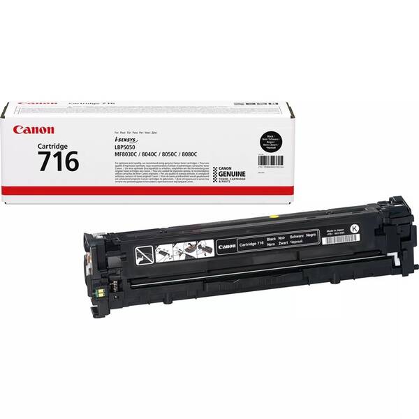 Toner Canon CRG-716Bk, 2200 stran černý

