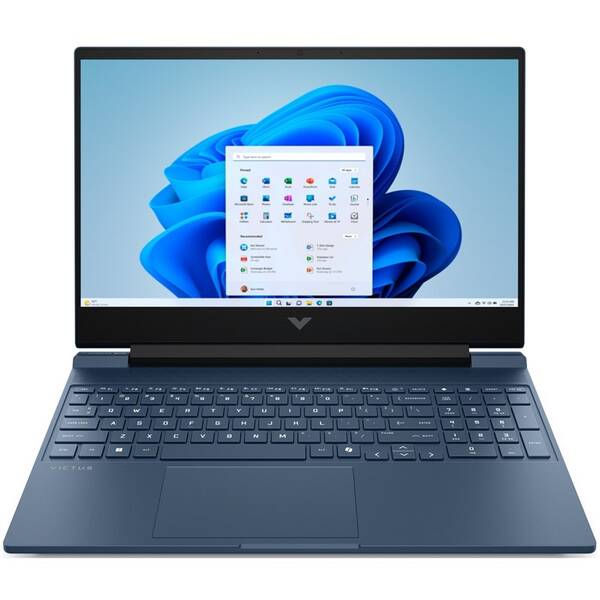 Notebook HP Victus 15-fa2610nc + Game Pass předplatné na 3 měsíce modrý

