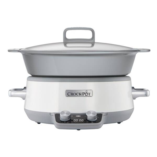 Pomalý hrnec CrockPot CSC027X šedý/bílý

