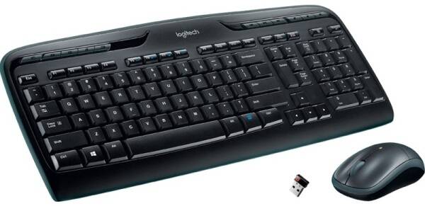 Klávesnice s myší Logitech MK330, US černá

