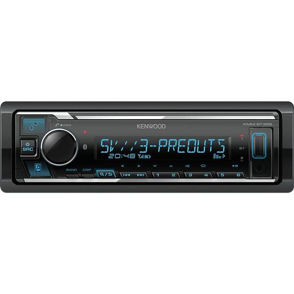 Autorádio KENWOOD KMM-BT356 černé

