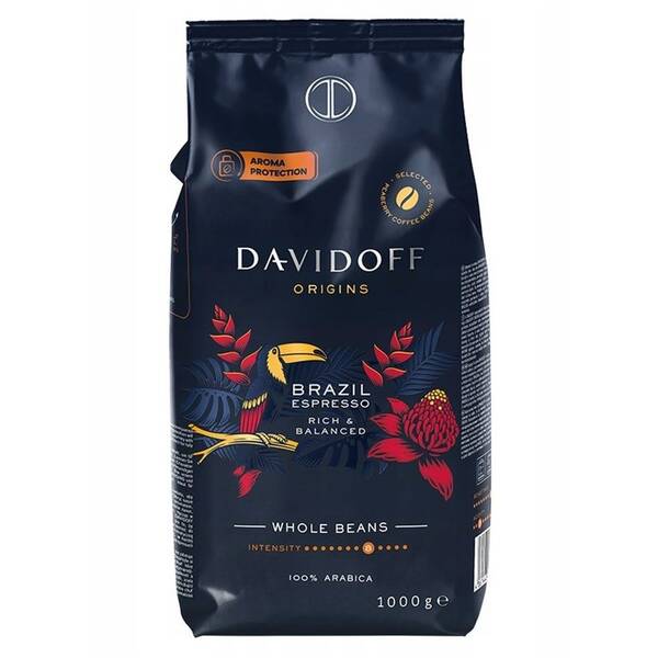 Káva zrnková Davidoff Café Origins Brasil 1000g 

