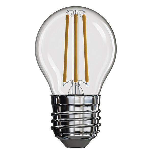 Žárovka LED EMOS Filament Mini Globe, 3,4W, E27, teplá bílá 


