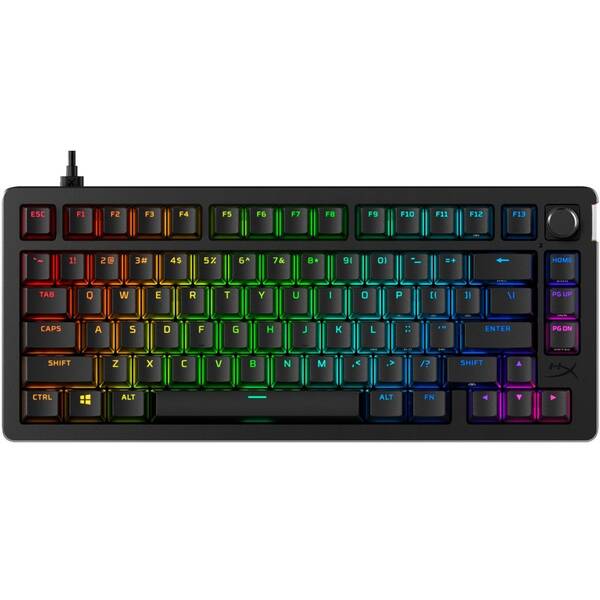 Klávesnice HyperX Alloy Rise 75, US layout černá


