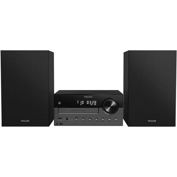 Mikrosystém Philips TAM4505M2 černý/šedý


