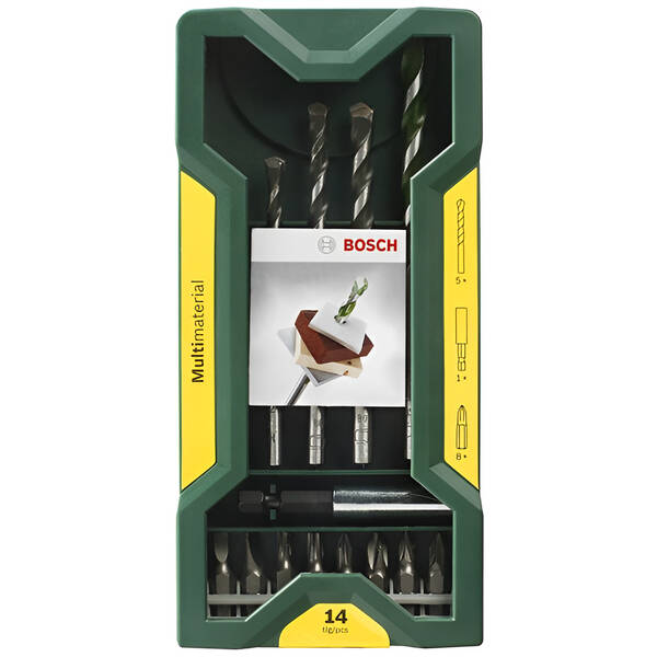 Sada vrtáků a bitů Bosch Multimaterial Mini X-Line Set (14 ks) 

