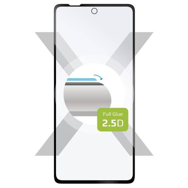 Tvrzené sklo FIXED Full-Cover na Motorola Edge 20 Pro/20 Pro 5G černé

