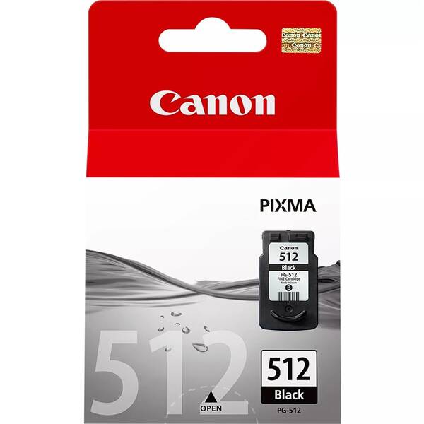 Inkoustová náplň Canon PG-512Bk, 400 stran černá

