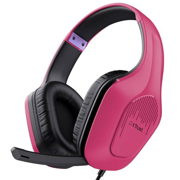 Headset Trust GXT 415P Zirox růžový

