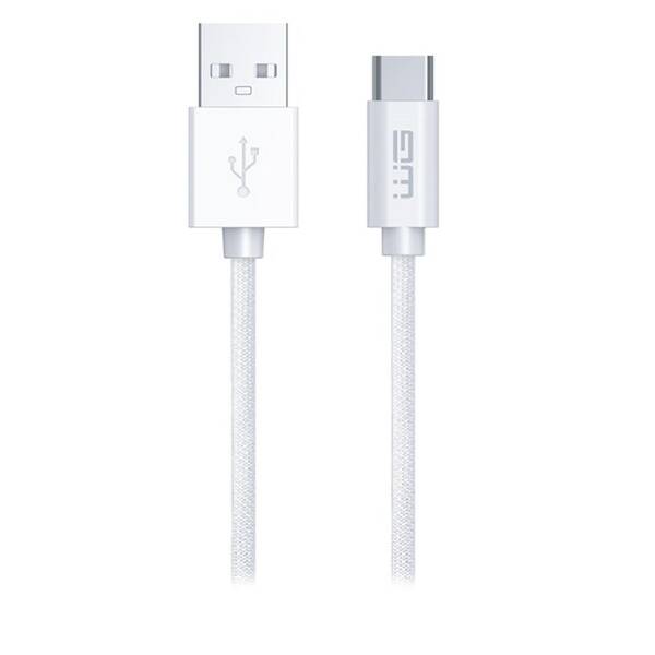 Kabel WG USB-A/USB-C, 3A, 2 m bílý

