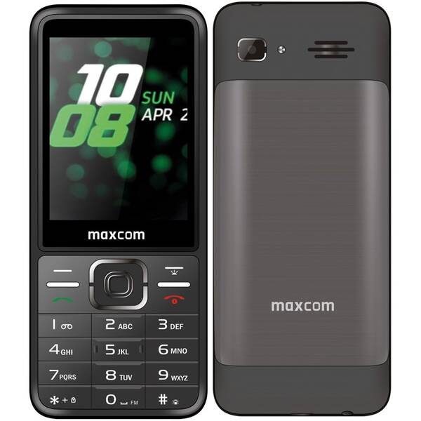 Mobilní telefon MaxCom Classic MM244 SE šedý

