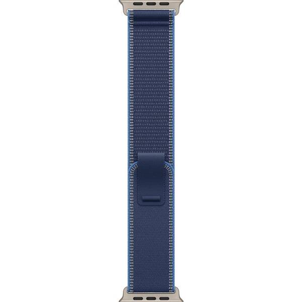 Řemínek Apple 49mm modrý/jasně modrý trailový tah – M/L – přírodní titan 


