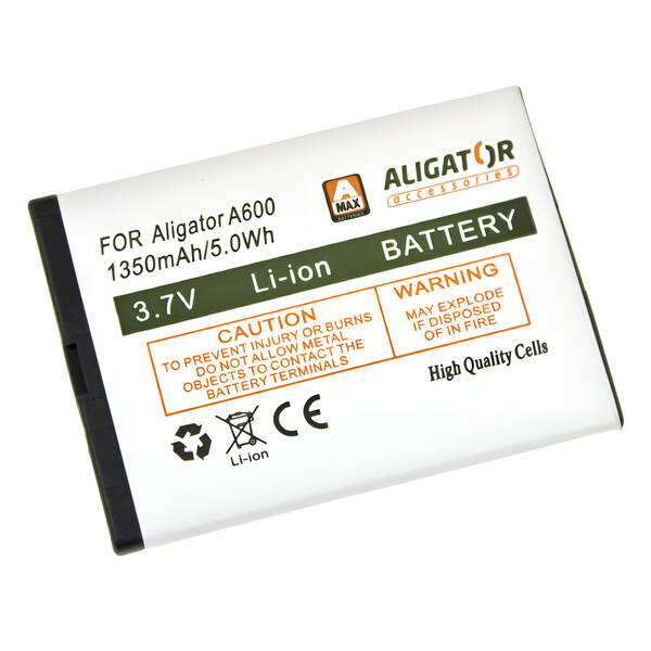 Baterie Aligator A430, A600, A610, A620, A670, A680, Li-Ion 1350 mAh 

