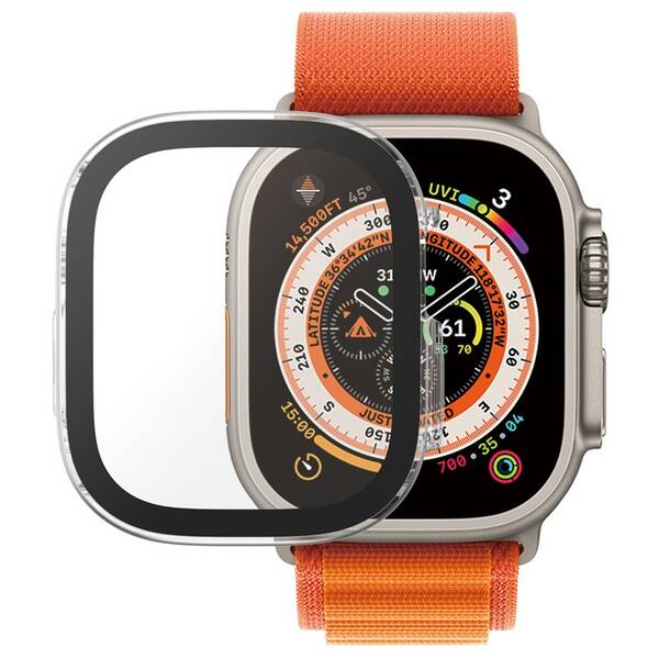 Ochranné pouzdro PanzerGlass Full Protection na Apple Watch Ultra/Ultra 2 (49 mm) průhledné

