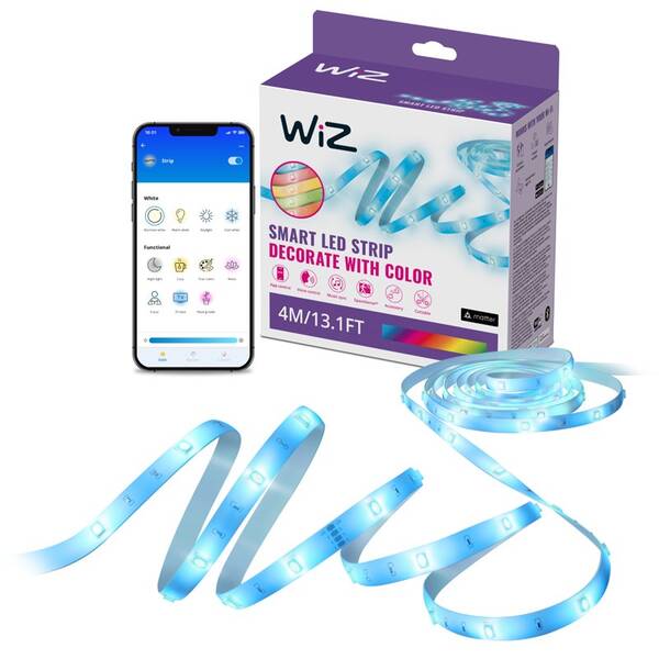LED pásek WiZ RGB, 4m 

