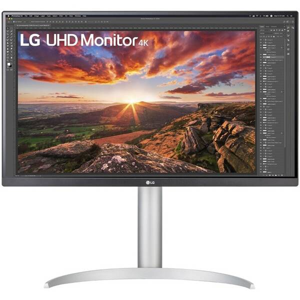 Monitor LG 27UP850K-W stříbrný/bílý

