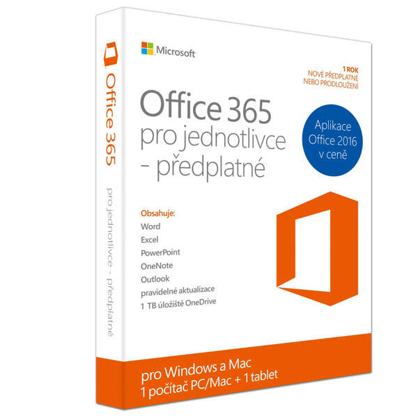 Software Microsoft pro jednotlivce CZ 
