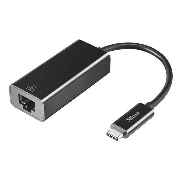 Redukce Trust USB-C/RJ45 černá

