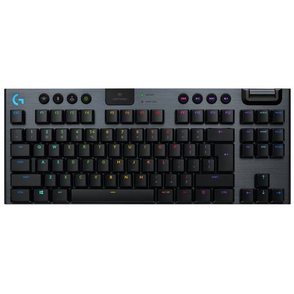 Klávesnice Logitech G915 TKL Lightspeed RGB, Tactile, US černá

