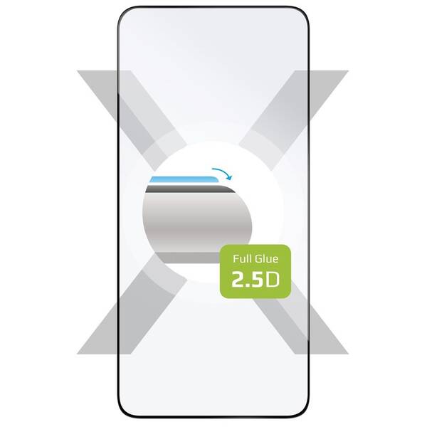 Tvrzené sklo FIXED Full-Cover na Samsung Galaxy S22 5G/S23 s podporou čtečky v displeji černé

