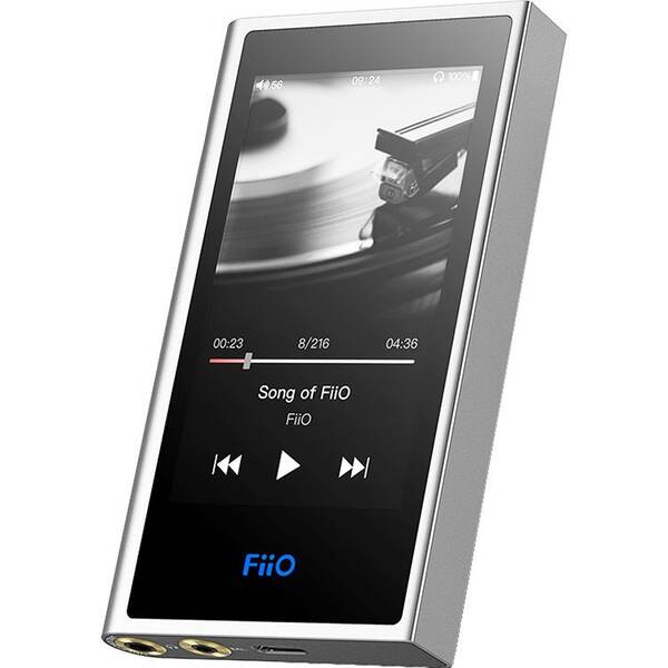 Přenosný digitální přehrávač FiiO M9 stříbrný

