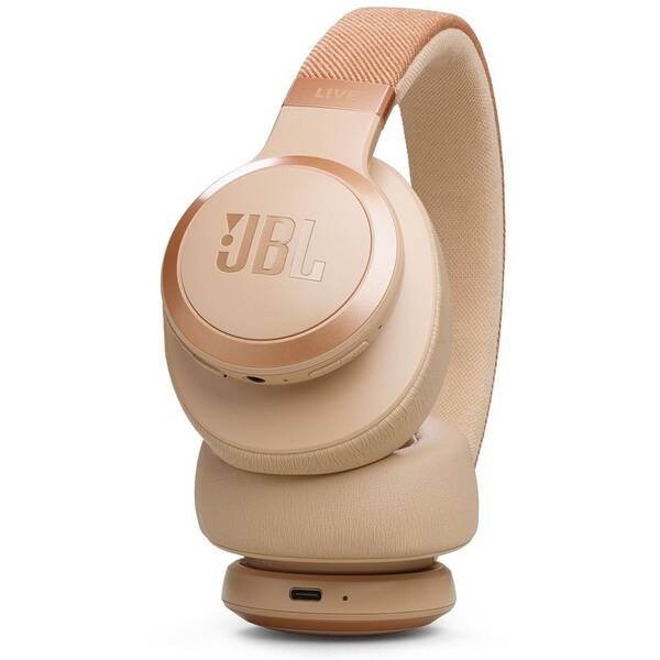 Sluchátka JBL Live 770NC béžová

