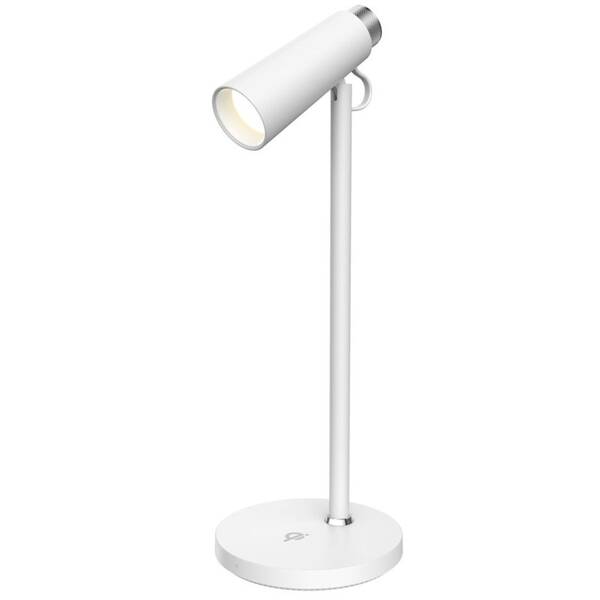 Stolní LED lampička IMMAX TIT, Qi nabíjení bílá

