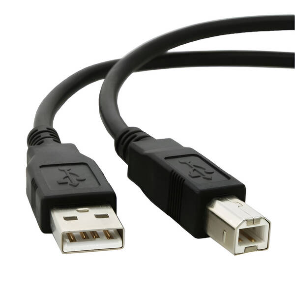 Kabel AQ USB B - USB 2.0 A M/M, 5 m 

