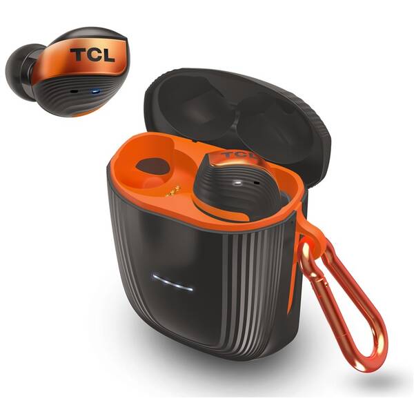 Sluchátka TCL ACTV500TWS černá/oranžová

