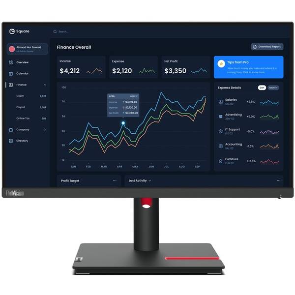 Monitor Lenovo ThinkVision T22i-30 černý

