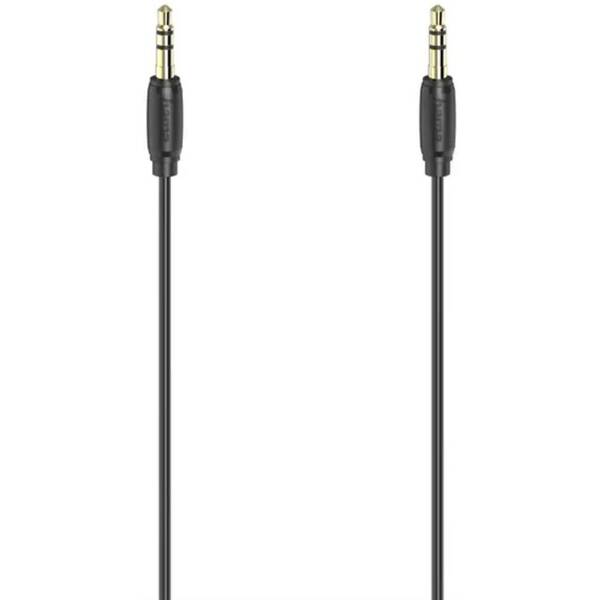 Kabel Hama audio, Jack 3,5mm, 0,5m černý

