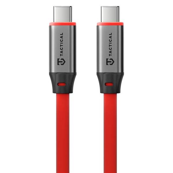 Kabel Tactical Fat Man 2.0 USB-C/USB-C 1m červený


