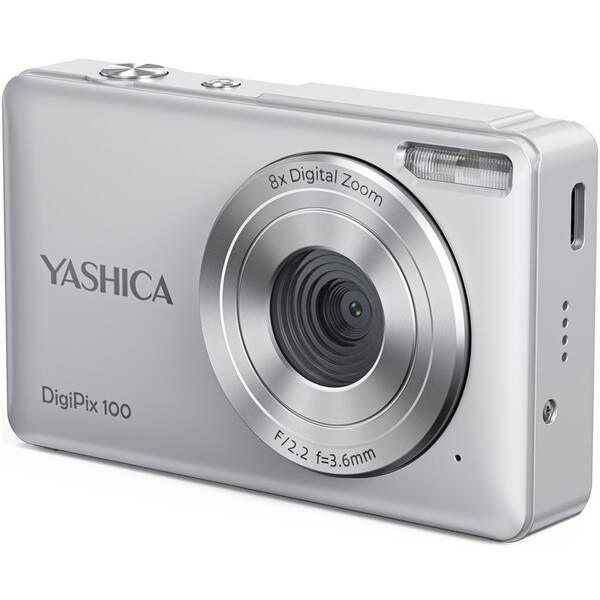 Digitální fotoaparát Yashica DigiPix 100 stříbrný


