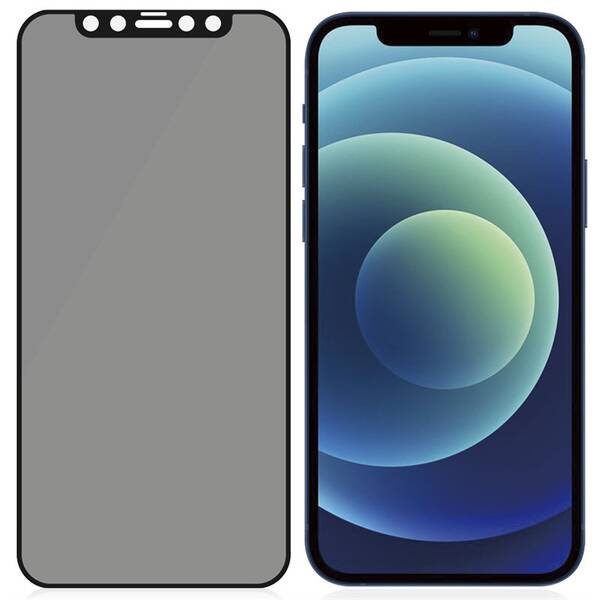 Tvrzené sklo PanzerGlass Edge-to-Edge Privacy Antibacterial na Apple iPhone 12 mini černé


