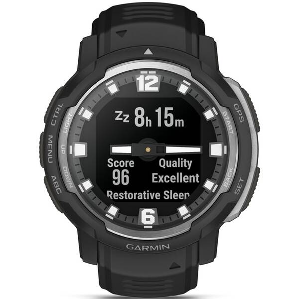 Chytré hodinky Garmin Instinct Crossover - Standard Edition černé

