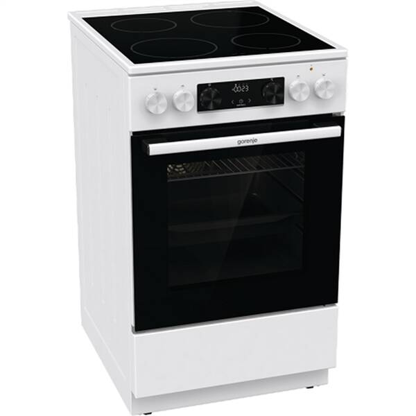 Sklokeramický sporák Gorenje GEC5C61WG bílá barva
