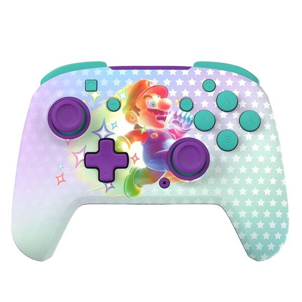 Gamepad Turtle Beach Rematch Wireless Invincible Mario - Nintendo Switch 2 bílý

